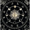 Indian Consigners Gold Zodiac Altar Tarot Table Cloth Witchcraft Spread