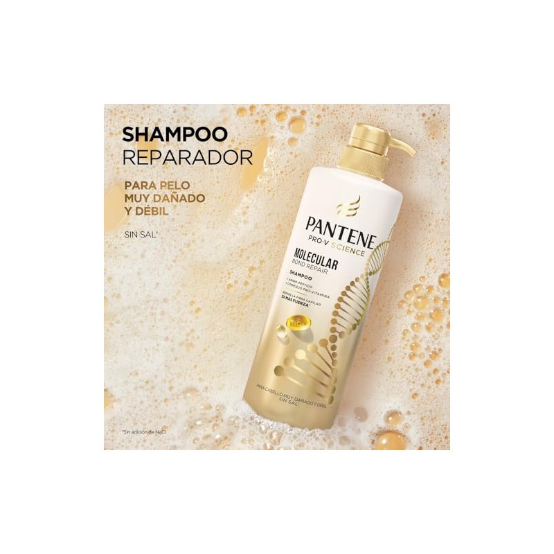 Pantene PRO-V Science Shampoo Molecular Bond Repair para Cabello muy