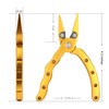 CRAZY SHARK Mini Fly Fishing Pliers Aluminum Magnetic net Release