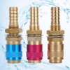 3Pcs M10 Gas Adapter Argon Quick Connect Fittings, Connector Fitting