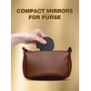Qislee Compact Mirror Bulk, Round Makeup Mirror for Purse, Set