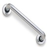 Merriway BH03939 Round Pull Handle with Roses Concealed Fix 300mm