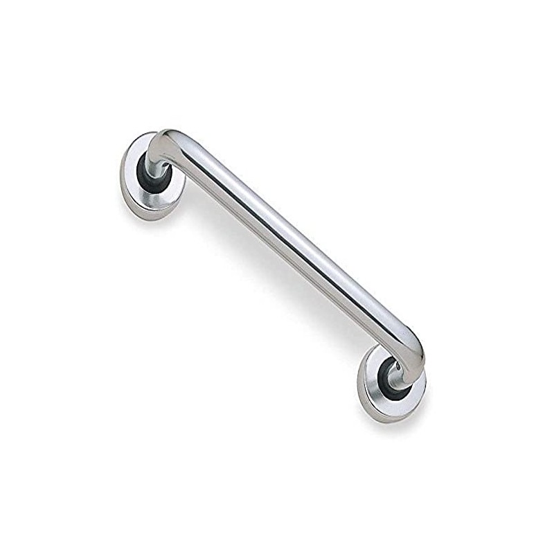 Merriway BH03939 Round Pull Handle with Roses Concealed Fix 300mm