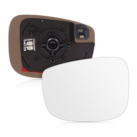 E-Vniko Left Driver Side Power Heated Mirror Glass with Backing Plate Compatible with Honda Odyssey 2018-2023 Replacement Exterior Side Rear View Mirror Glass assembly 76253-THR-A12