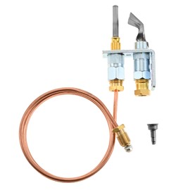 ETERMETA Q314A4586 Pilot Burner with Thermocouple Assembly for Gas Furnaces, Propane and Natural Gas Pilot Assembly Compatible with Honeywell Q314A4586