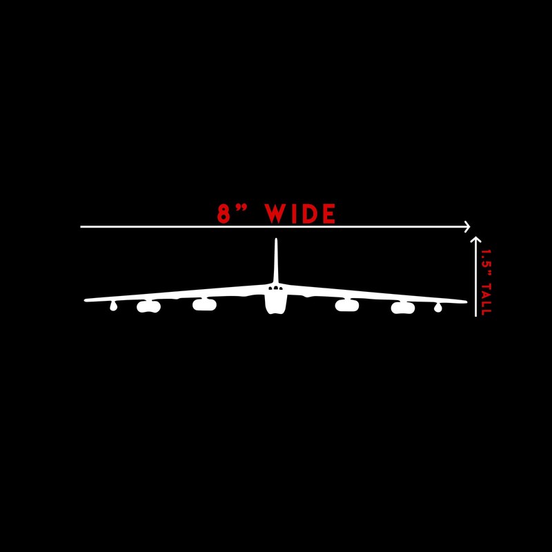 B52 Stratofortress Bomber Sticker Decal Notebook Car Laptop 8" x