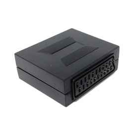 DRUT SCART Coupler 21 Pin Female to Female Socket Connector for Join Two Scart Cables Together, Gender Changer, Adapter