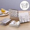 Stainless Steel Napkin Holder Silver Plants Shape Serviette Holder Modern