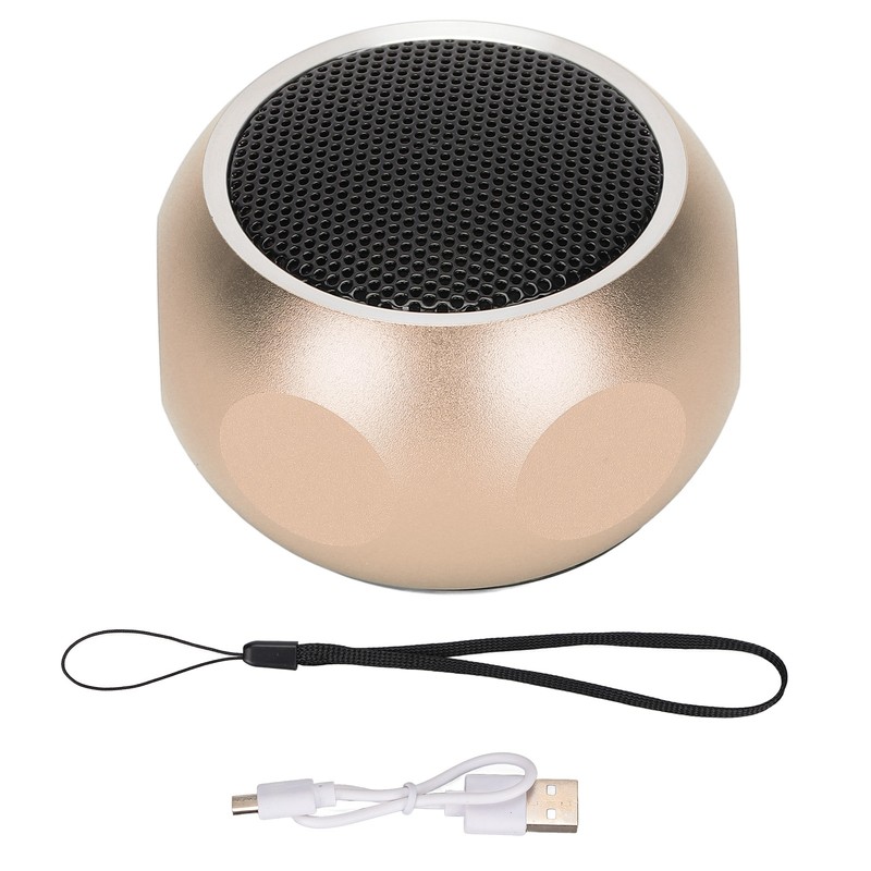 Mini Portable Bluetooth Speaker Cute Tiny Wireless Speaker with Lanyard