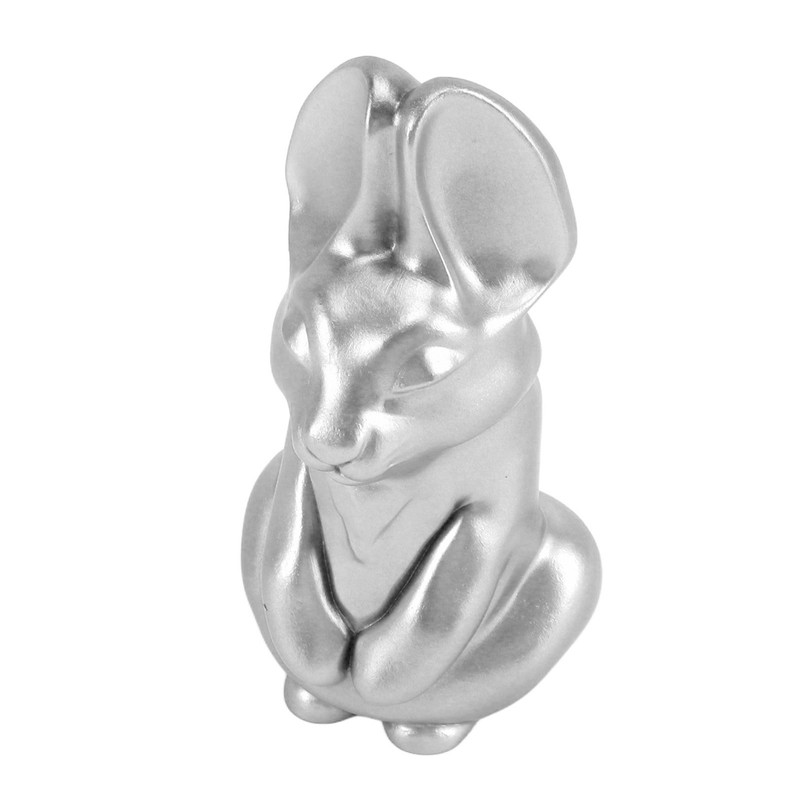 Rabbit Sculpture Smoothly Resin Rabbit Statue Decorative Exquisite Bunny Figurine