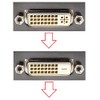 Delock DVI Cable 24+1 Male to 24+1 Male Angled 1