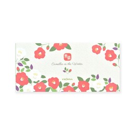 Frontia Single Brush Notebook, Winter Pattern, Camellia, Camellia, MP-525 (A-2), 36 Sheets of 2 Patterns, Stationery