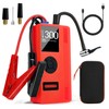 Beiguoo 4000A Jump Starter with Air Compressor, Portable Car Battery