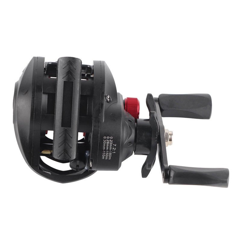 7.2:1 High Speed Baitcasting Reel Lightweight 18+1BB Magnetic Brake Fishing