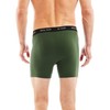 Bolter Men's 5-Pack Boxer Briefs Cotton Spandex Stretch (4X-Large, Greens)