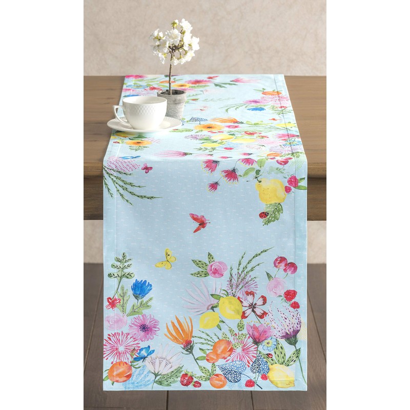 Maison d' Hermine Tablerunner 100% Cotton Table Runner Decorative Washable