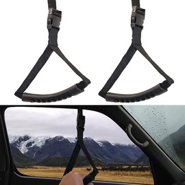 DSkoiph 2 Pack Car Grab Handle Adjustable Safety Handle Vehicle Nylon Grip Handle Car Assist Device