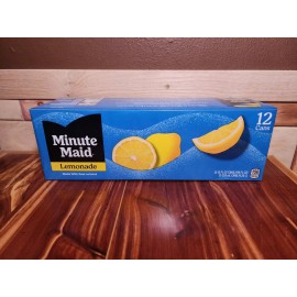 Minute Maid Lemonade Fruit Juice, 12 Pack of 12 fl oz Cans