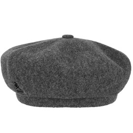 Kangol Wool Jax Beret - Flannel/L Flannel, Large
