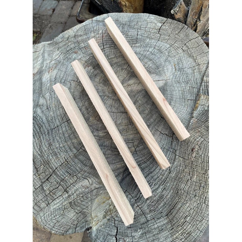 Unbranded Bow Drill Fire Board Cedar Wood Bushcraft Primitive Fire