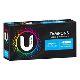 U By Kotex Tampons Regular X 16