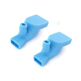 2PCS Kitchen Sink Faucet Extender Rubber Elastic Nozzle Guide for Bathroom Kitchen Tap Nozzle Filter Adapter (Color : 2pc Blue)