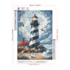 Lxmsja Lighthouse Diamond Painting Kits for Adults, DIY 5D Full