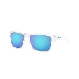 Oakley Men's Youth Frogskins Oj9060 Sunglasses, Polished Clear/Prizm Sapphire, 60/17/140, Polished Clear/Prizm Sapphire