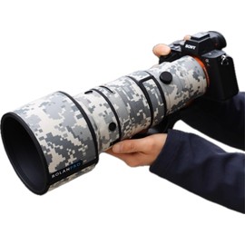 ROLANPRO Camouflage Lens Cover for Sigma 500mm F5.6 DG DN OS Sports E Mount Lens Protection Sleeve Case Raincover-#UCP Grey camo Waterproof