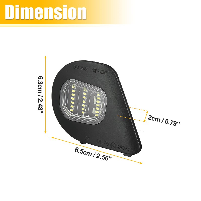 X AUTOHAUX Turn Signal Light for Dodge for Ram 1500