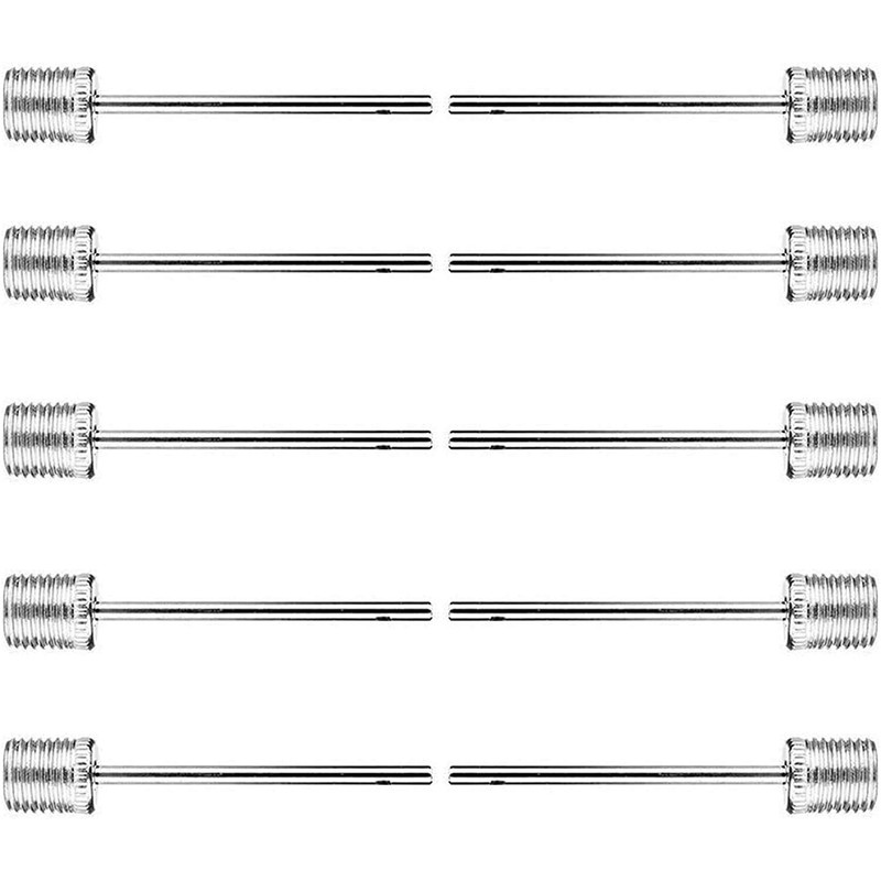 (10 Air Needles) Stainless Steel Air Needle Replacement Needle Ball