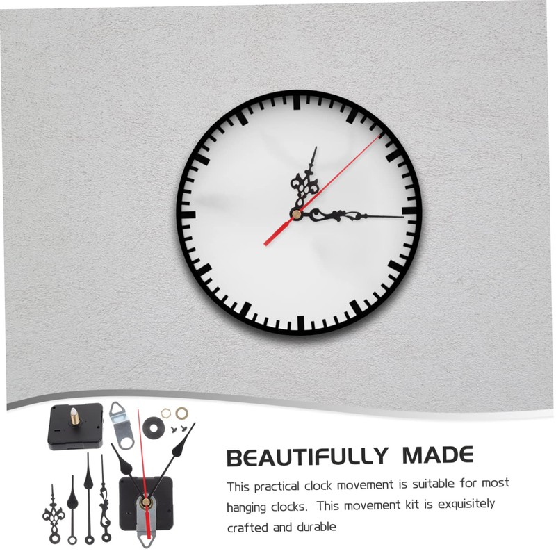 LALAFINA 4 Sets DIY Clock Movement Mechanism Kit of Replaceable