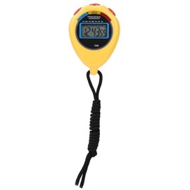 Aqxreight Stopwatch, Referee Electronic Multifunction Sports Timer, Professional for Running Swimming(yellow)