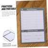 GRIRIW Diet Household Tearable Notebook Menu Planner Fridge Calendar Meal