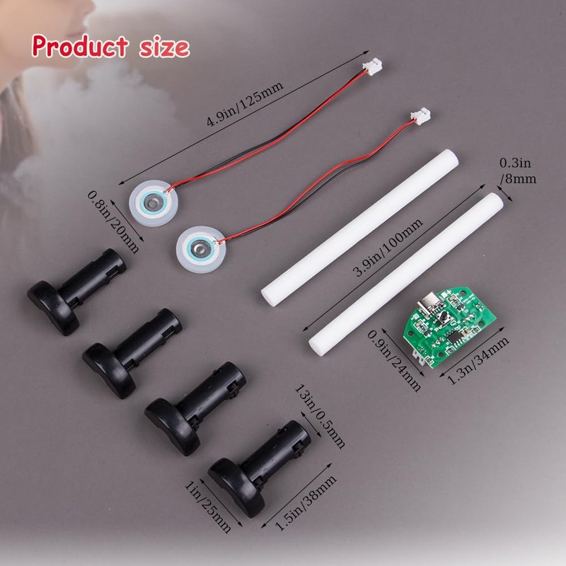 ZORZA 1Pcs Atomization Plate DIY Dual Spray Switch Control Atomization