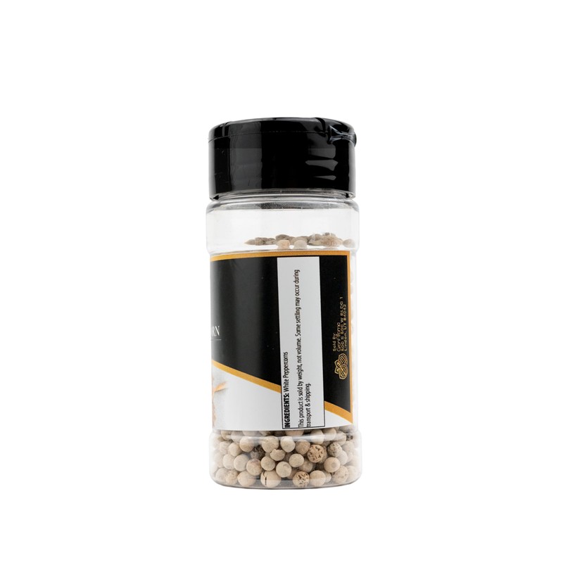 GranAroma White Peppercorns, Sauces & Soups, Bright Flavor, Versatile Spice