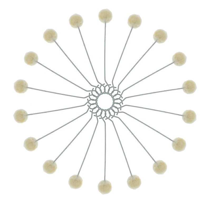 50 Pieces Wool Daubers Ball Brush Leather Dye Dauber Dyeing