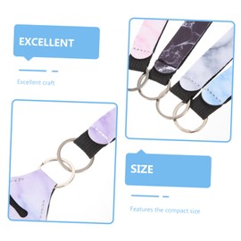 minkissy Cute Lipstick Keychain Holder Case Neoprene Makeup Accessory Set for Travel Hiking Camping