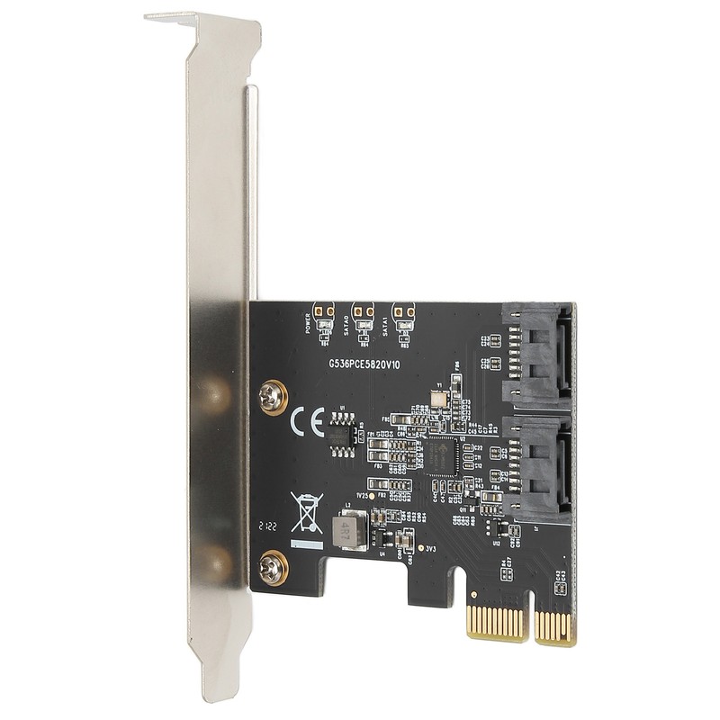 PCIE to SATA Expansion Card 6Gbps Stable Performance PCIE to