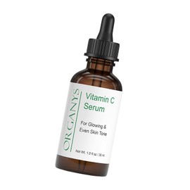 Kiss Uneven Skin Tone Goodbye! Organys 20% Vitamin C Serum w/Hyaluronic & Ferulic Acid For Bright Glowing Skin. Targets Face Eye Wrinkles Dark Sun Age Spots Pores Acne Scars With Anti Aging Benefits