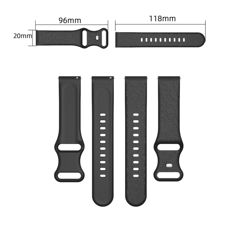 [SpinoArmor] GARMIN(ガーミン) vivoactive 6 20CM 用 時計バンド 防水時計替えベルト バンド シリコン製