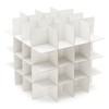 CKB LTD Clear Christmas Bauble Storage Box Cube with Dividers