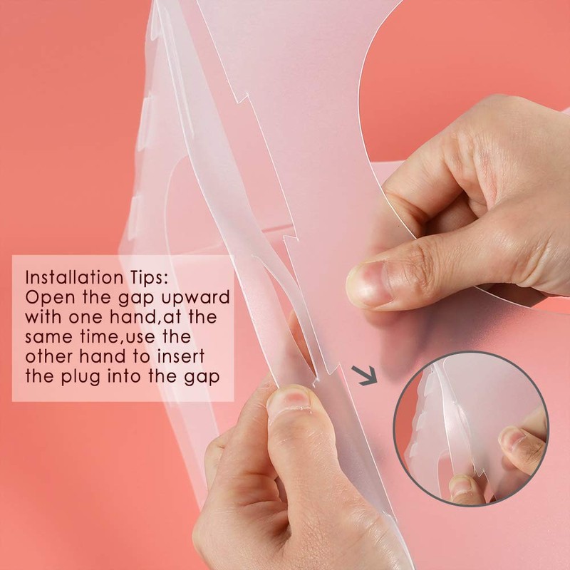 Pllieay 2-10 Inch Balloon Sizer, Collapsible Plastic Balloon Sizer Cube