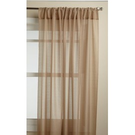 LORRAINE HOME FASHIONS Reverie 60-inch x 63-inch Tailored Panel, Taupe