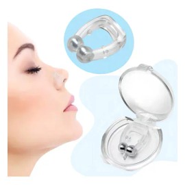 Clip Anti Ronquidos Nariz Magnético Suave Cómodo Anillo F