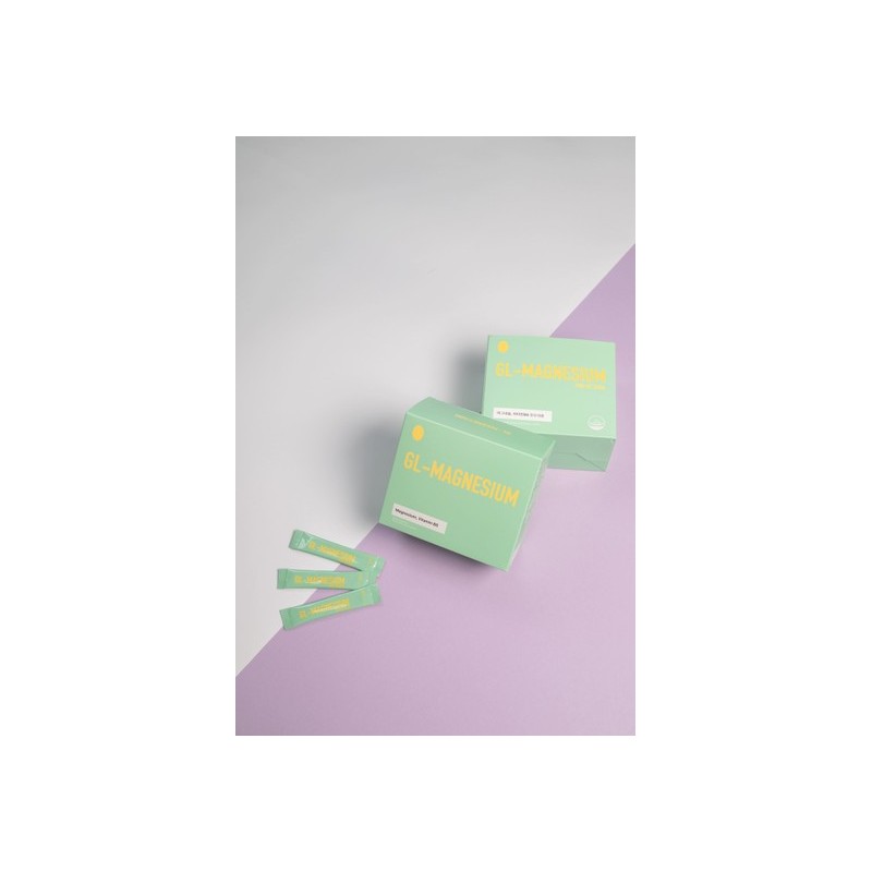 [GL-MAGNESIUM 1 Box] GL Magnesium 60 Sachets Magnesium Gluconate /