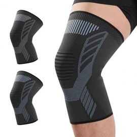 Men's Knee Support for Running, Fitness, Joint Protection, Cycling, Hiking 1P Sky Blue/M