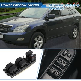 SWITCHRISE Front Left Driver Side Power Window Switch for Lexus RX330 2005-2006 for Lexus RX350 2007-2009 Window Control Switch No.8404048140/840400E011 Black