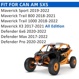 JAVIK Sintered Brake Pads Front Rear for Can Am Maverick X3 Sport/Trail 800/1000 2017 2018 2019 2020 2021 Defender 6x6/Max/Pro