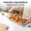 Refractario Bandeja Para Hornear 2.2l Y 2contenedores 370ml